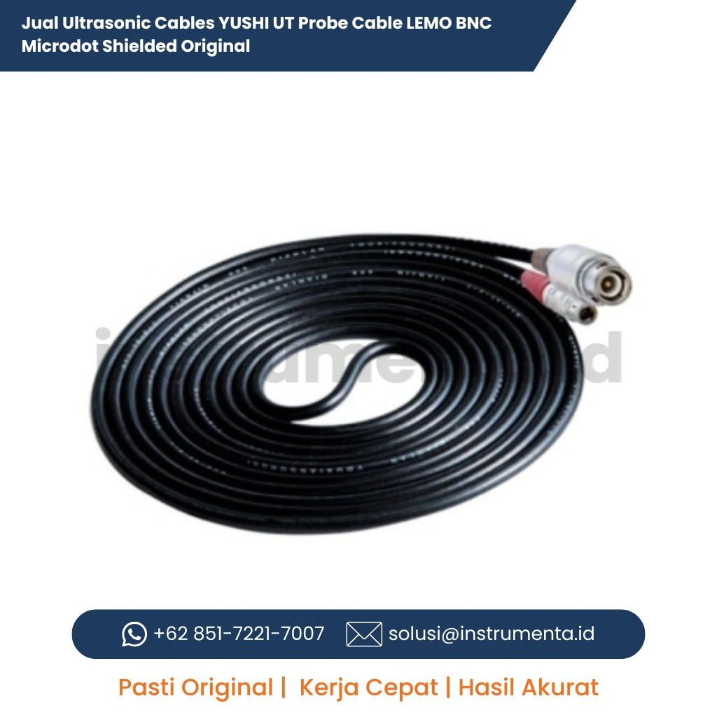 Jual Ultrasonic Cables YUSHI UT Probe Cable LEMO BNC Microdot Shielded Original